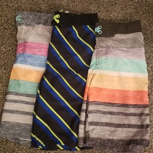 Swim trunks bundle of 3